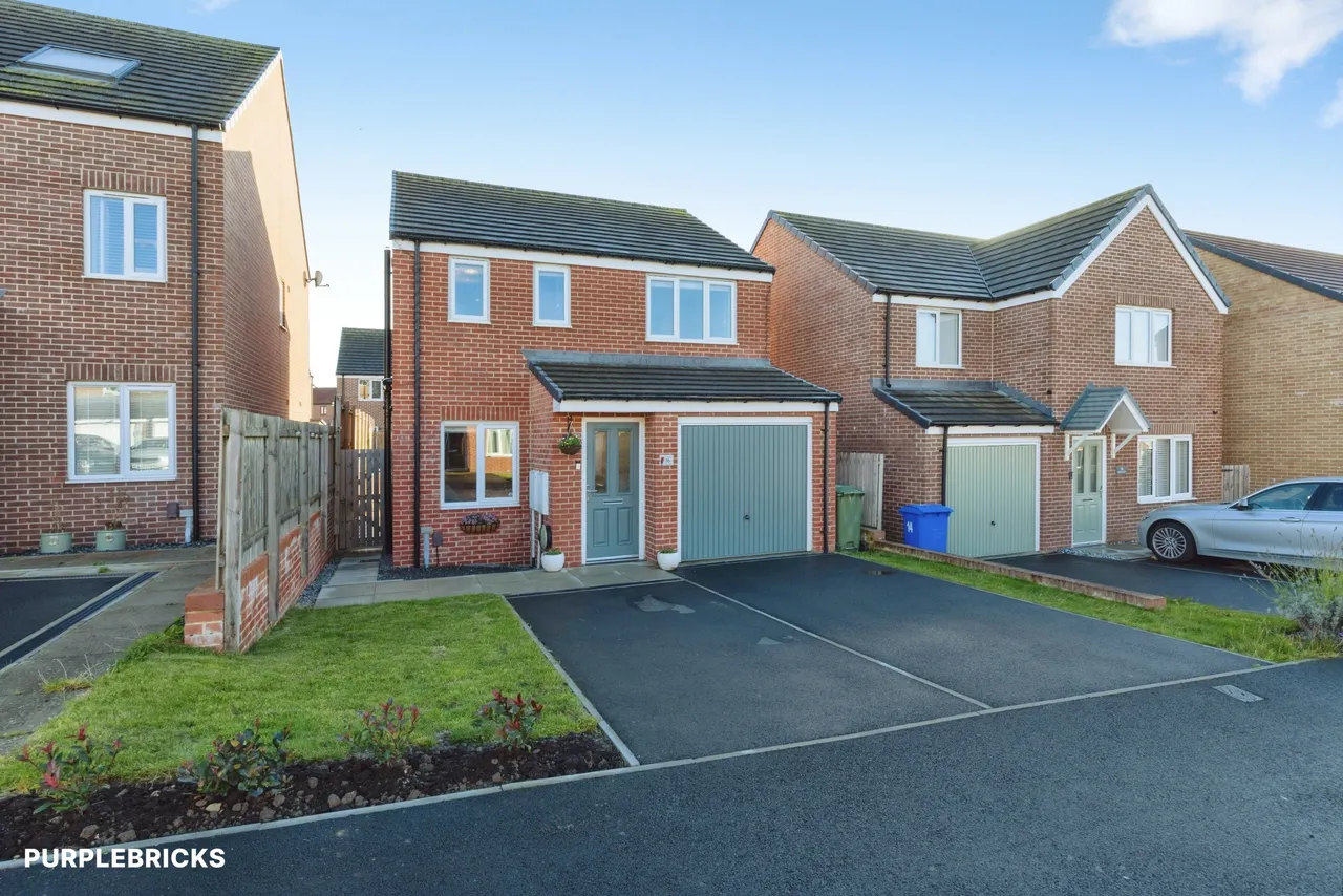 3 bed house for sale, Saunton Gardens, Cramlington, NE23