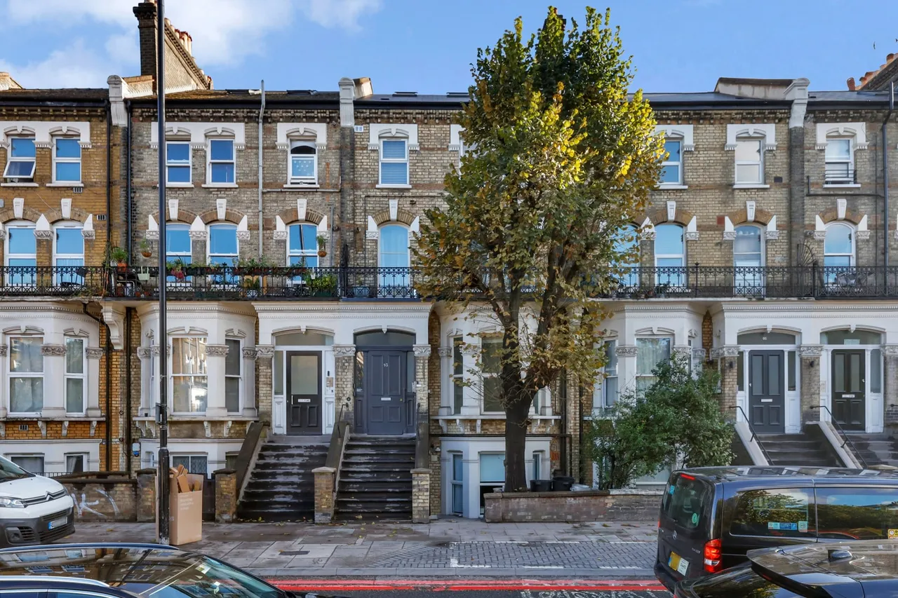 flat for sale — Flat B, 93 Talgarth Road, London, W14 9DJ