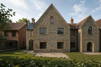 Brick and Flint New Homes with Rural